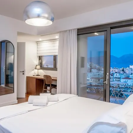 σπίτι με τζακούζι - θέα θάλασσα και λίμνη By Giomameze Apartmán Ágios Nikólaos