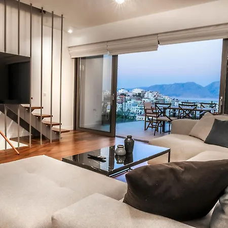 σπίτι με τζακούζι - θέα θάλασσα και λίμνη By Giomameze Apartmán Ágios Nikólaos