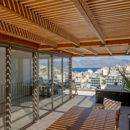 Apartmán σπίτι με τζακούζι - θέα θάλασσα και λίμνη By Giomameze Ágios Nikólaos